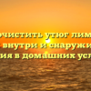 Как почистить утюг лимонной кислотой внутри и снаружи: простые решения в домашних условиях